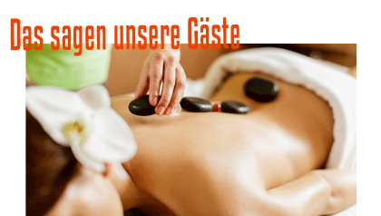 Das sagen unsere Gäste über unsere Massagen Kundenstimmen zur Chalisa Thai Wellness & Spa